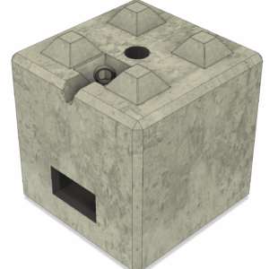 BALLASTBLOK B475 + BUISSPARING